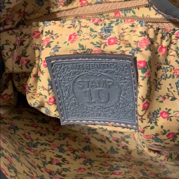 Leather patchwork bag - Picture 3 of 5